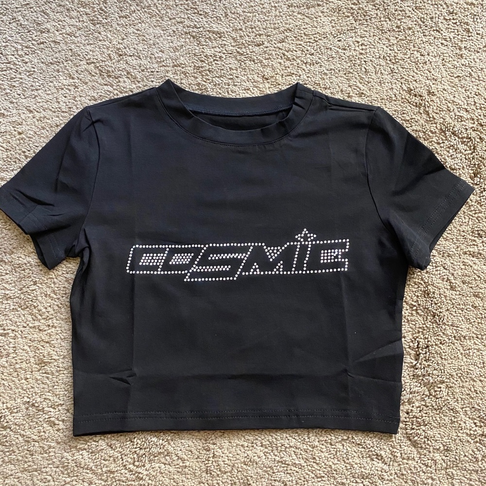 Cosmic rhinestone baby tee